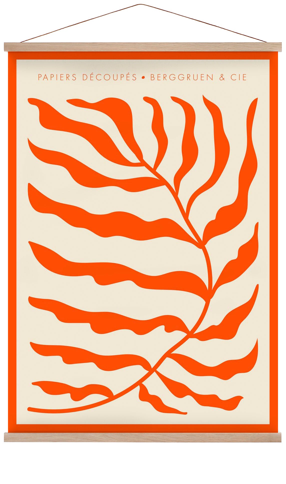 Orange Leafs Papiers Découpés Art Exhibition