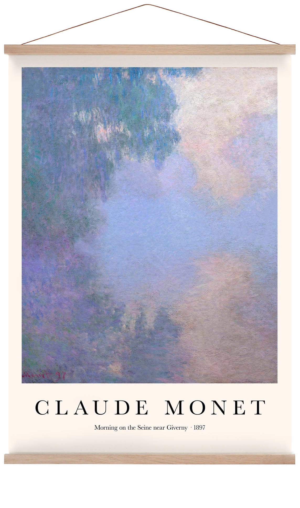 Morning on the Seine near Giverny by Claude Monet