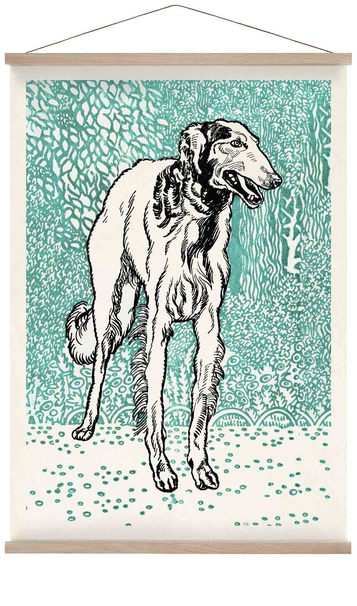 Windhund Nr. 3 von Moritz Jung