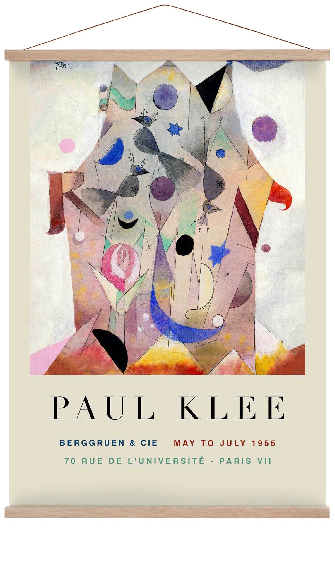 Paul Klee Persian Nightingales Art Exhibition