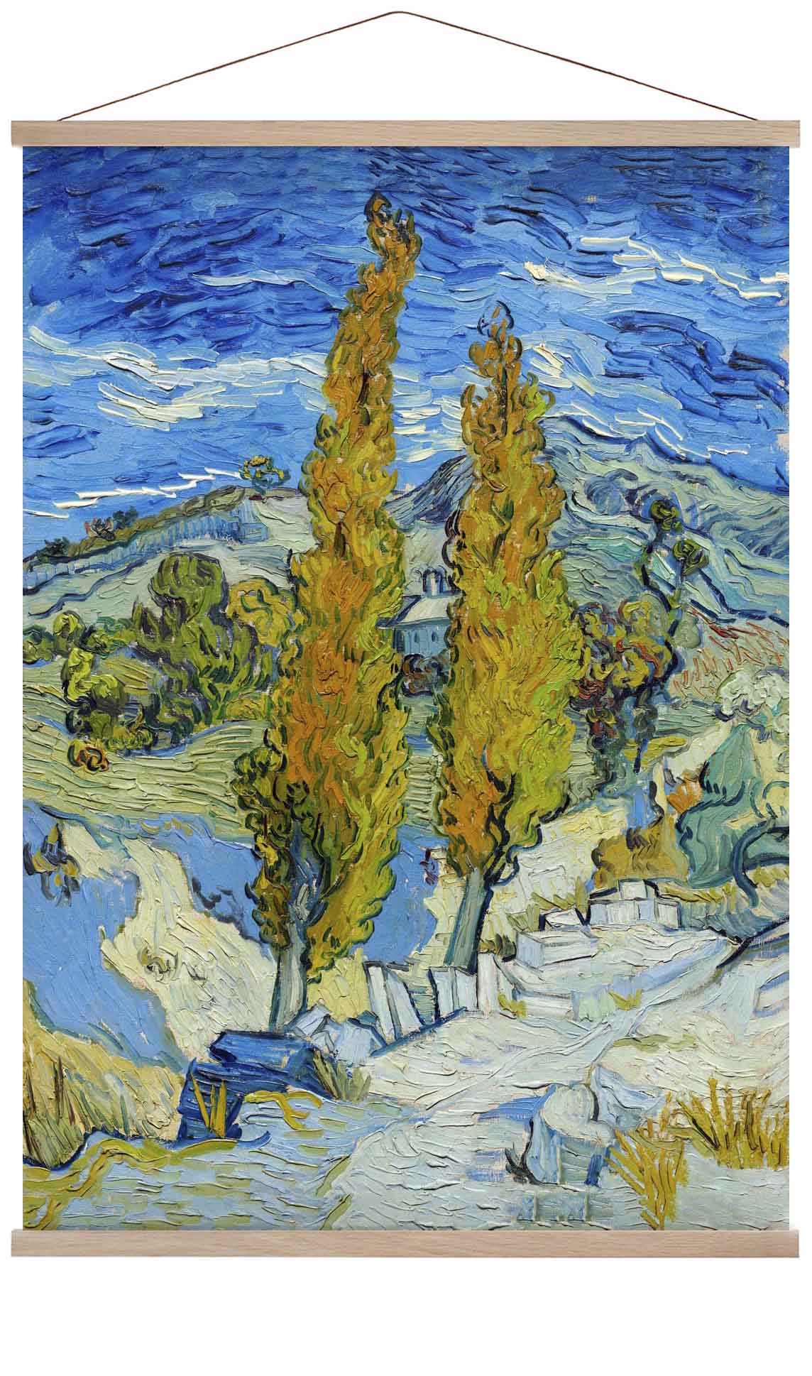 The Poplars at Saint-Rémy by Van Gogh