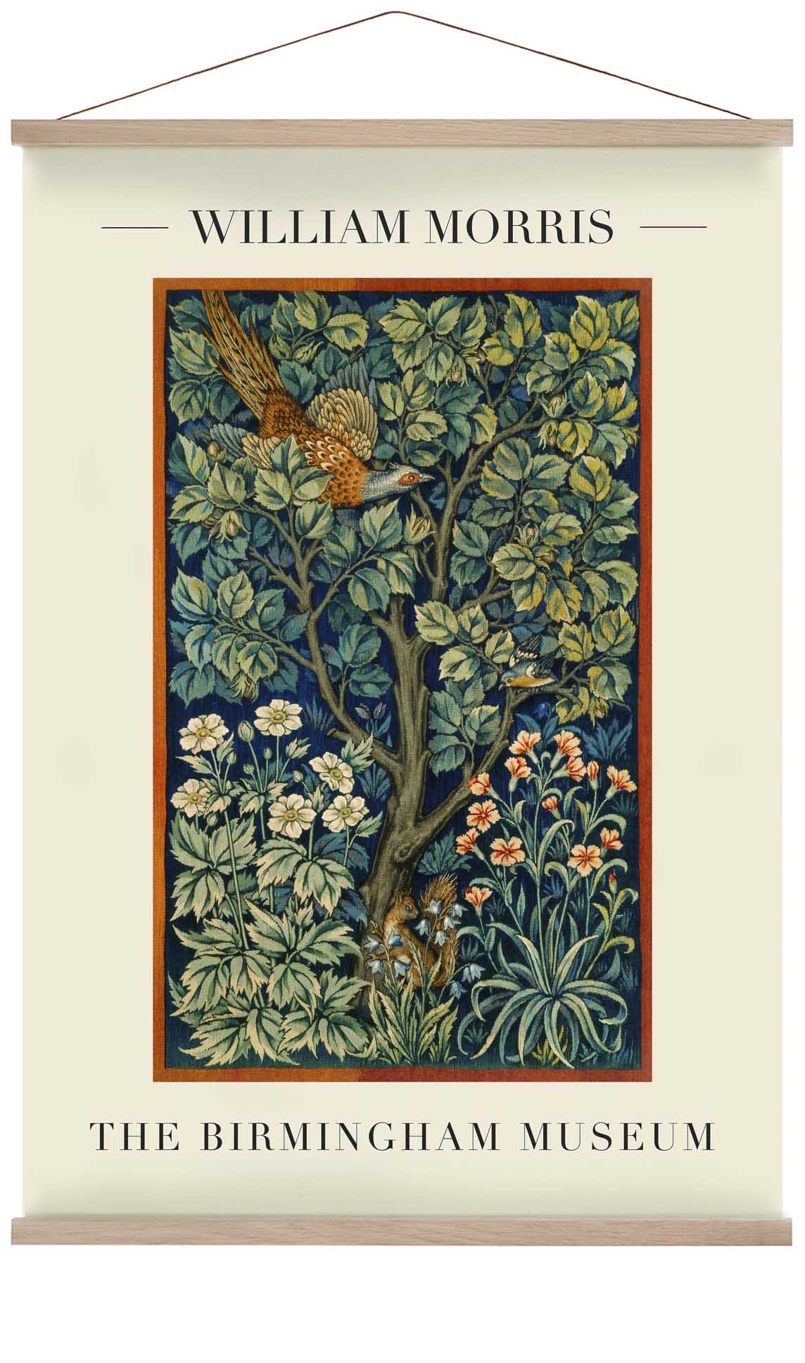 William Morris Peacock Pheasant Art Exhibition