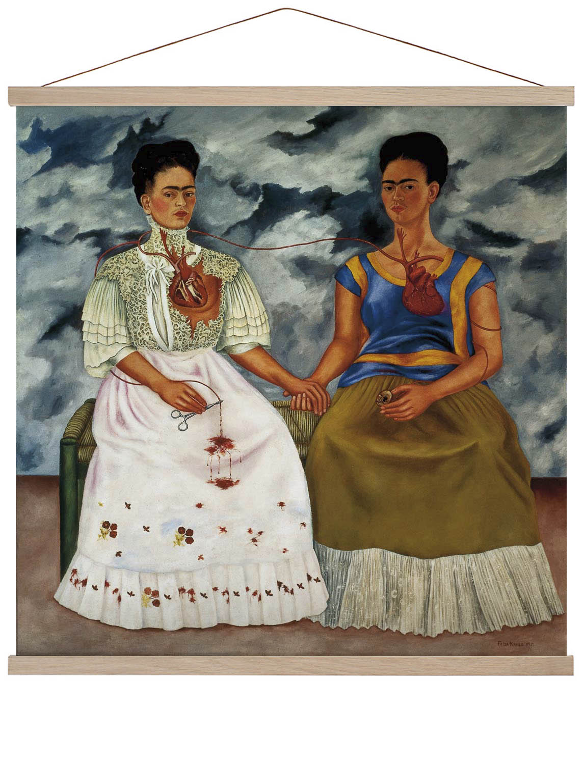 The Two Fridas by Frida Kahlo
