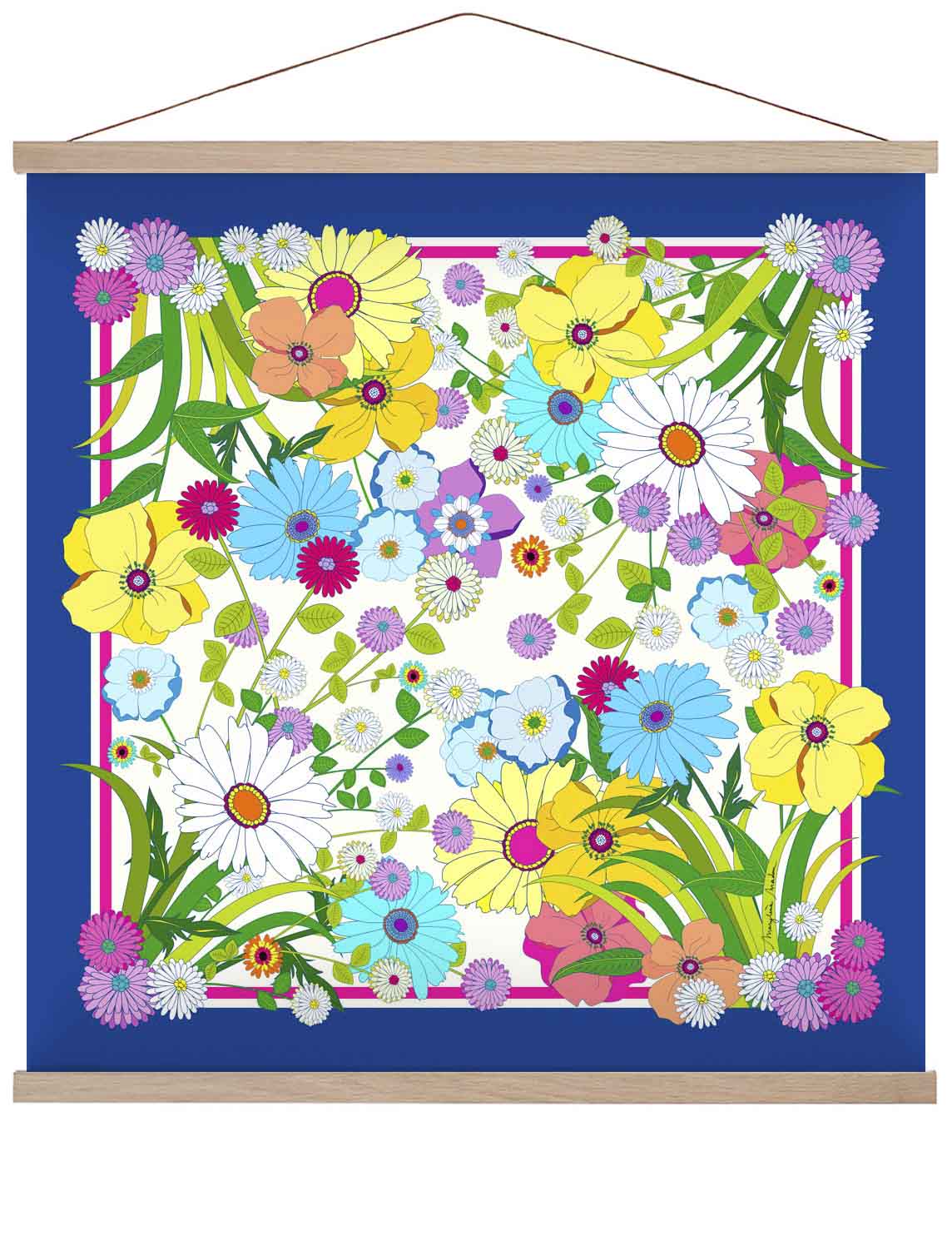 Retro Flowers by MARYLENE MADOU