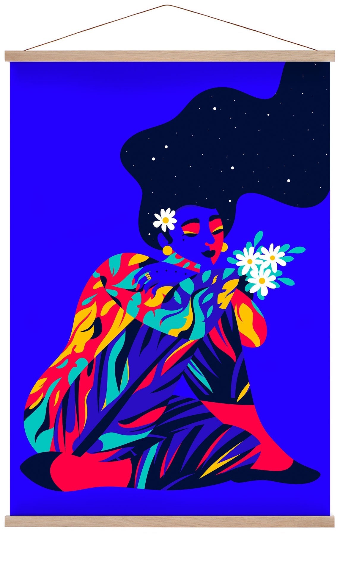 Tag der Erde blau von Sofia Doudine