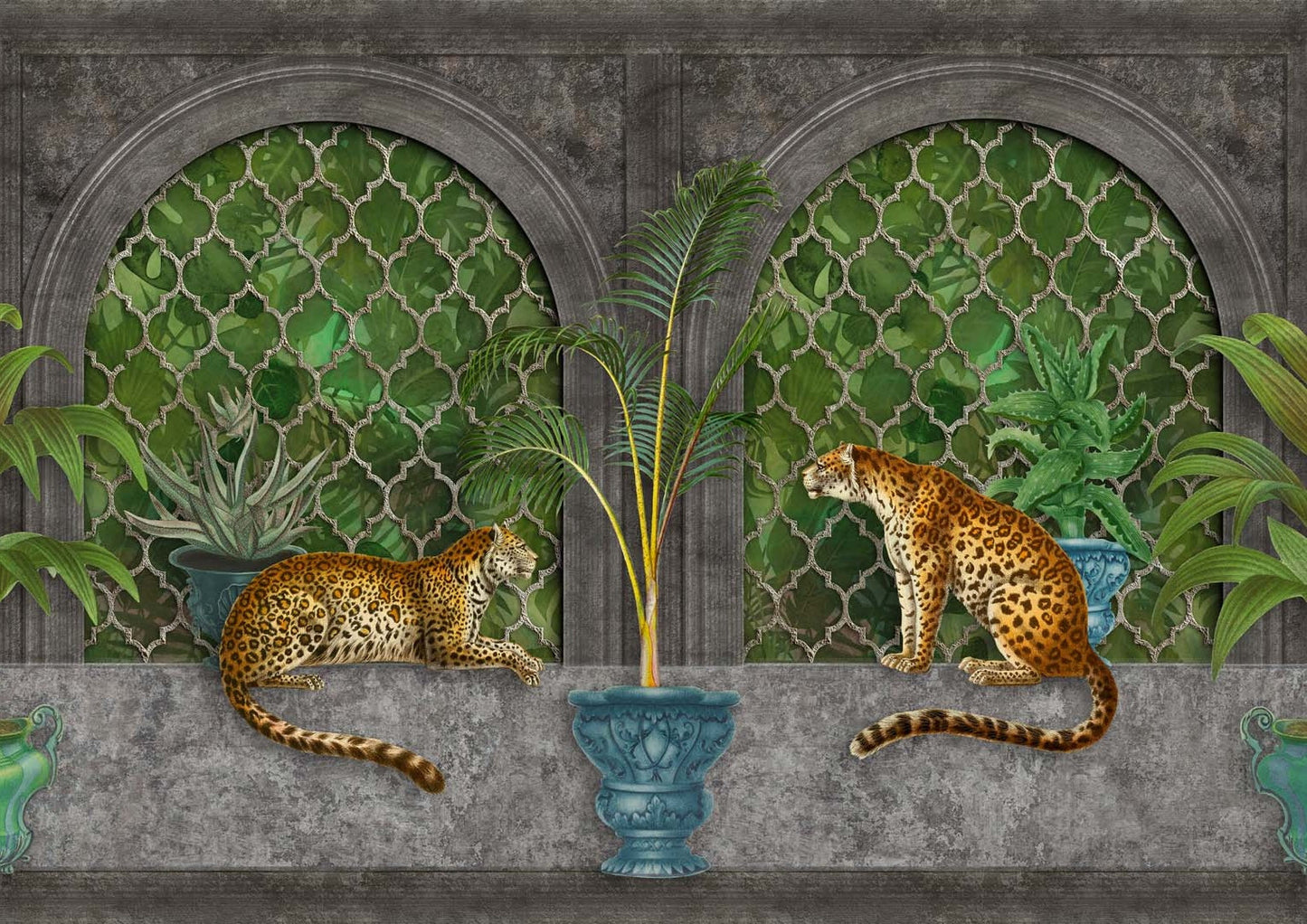 Cheetah Jungle Palace 2 by Andrea Haase