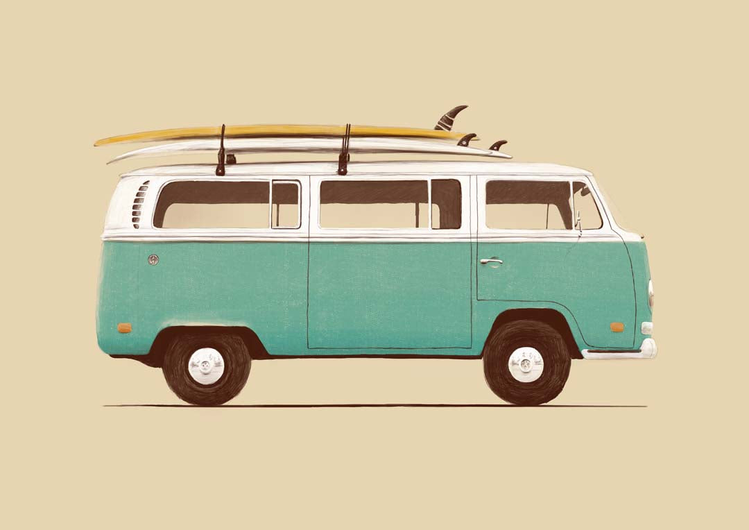 Blue Van by Florent Bodart