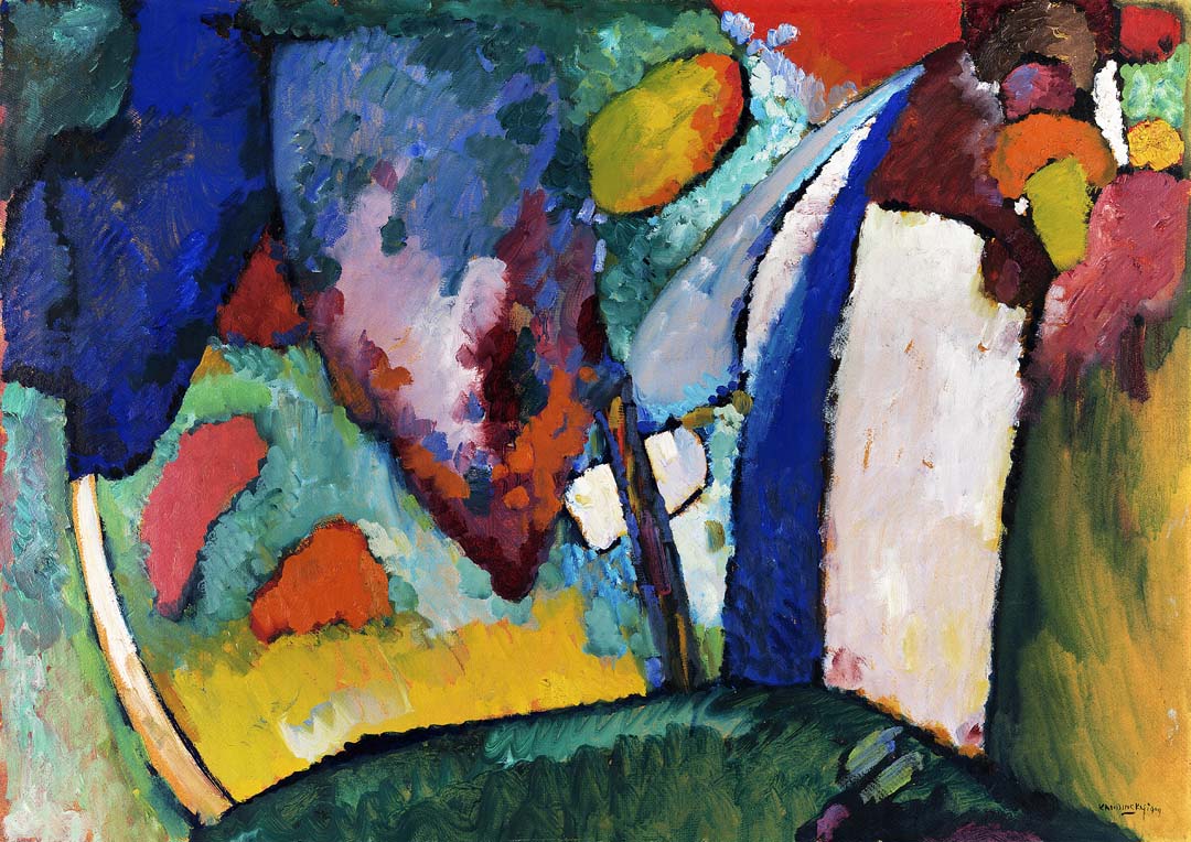 The Waterfall by Wassily Kandinsky