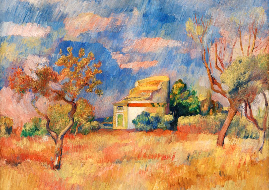 Dovecote at Bellevue Painting by Pierre A. Renoir