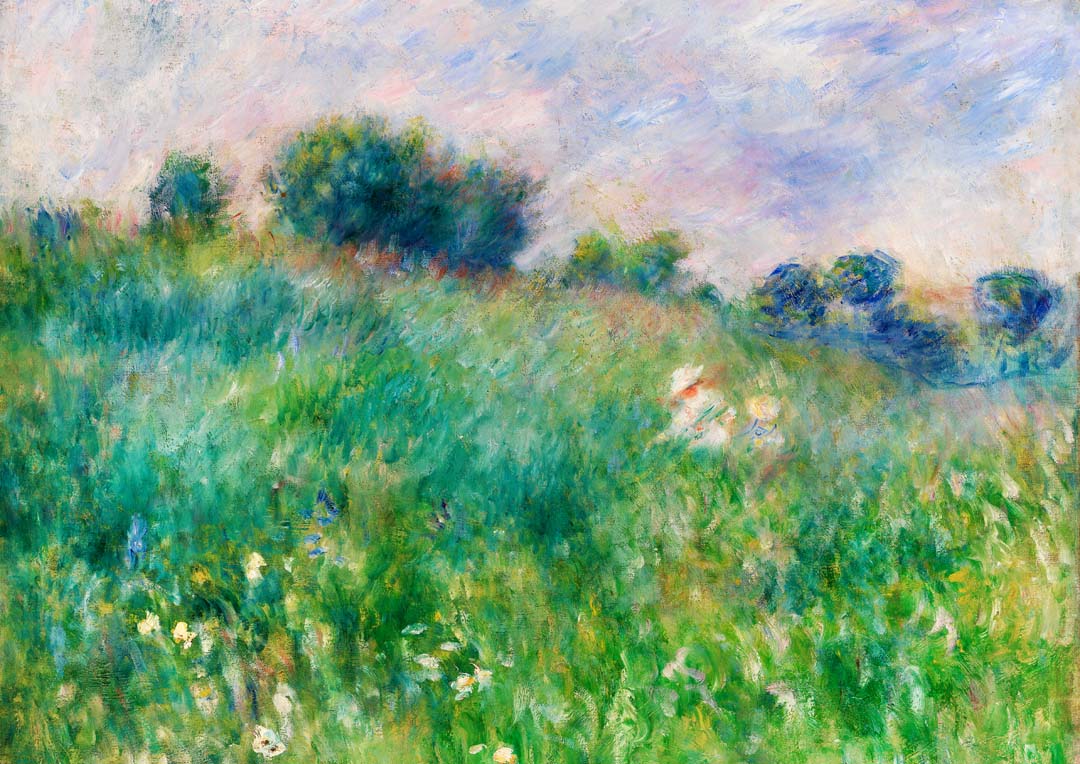 Wiese Gemälde von Pierre A. Renoir