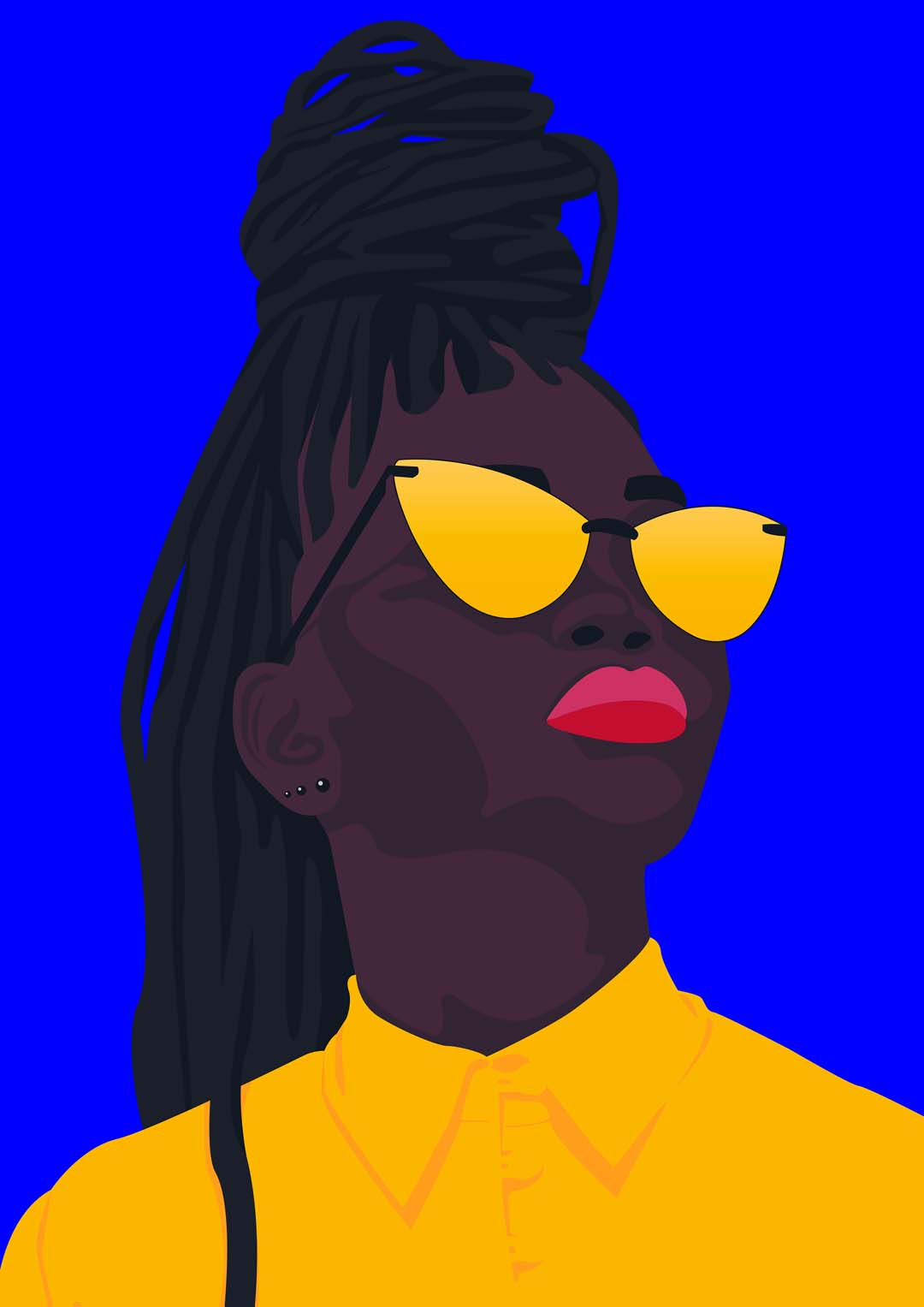 Colourful Black by Sofia Doudine