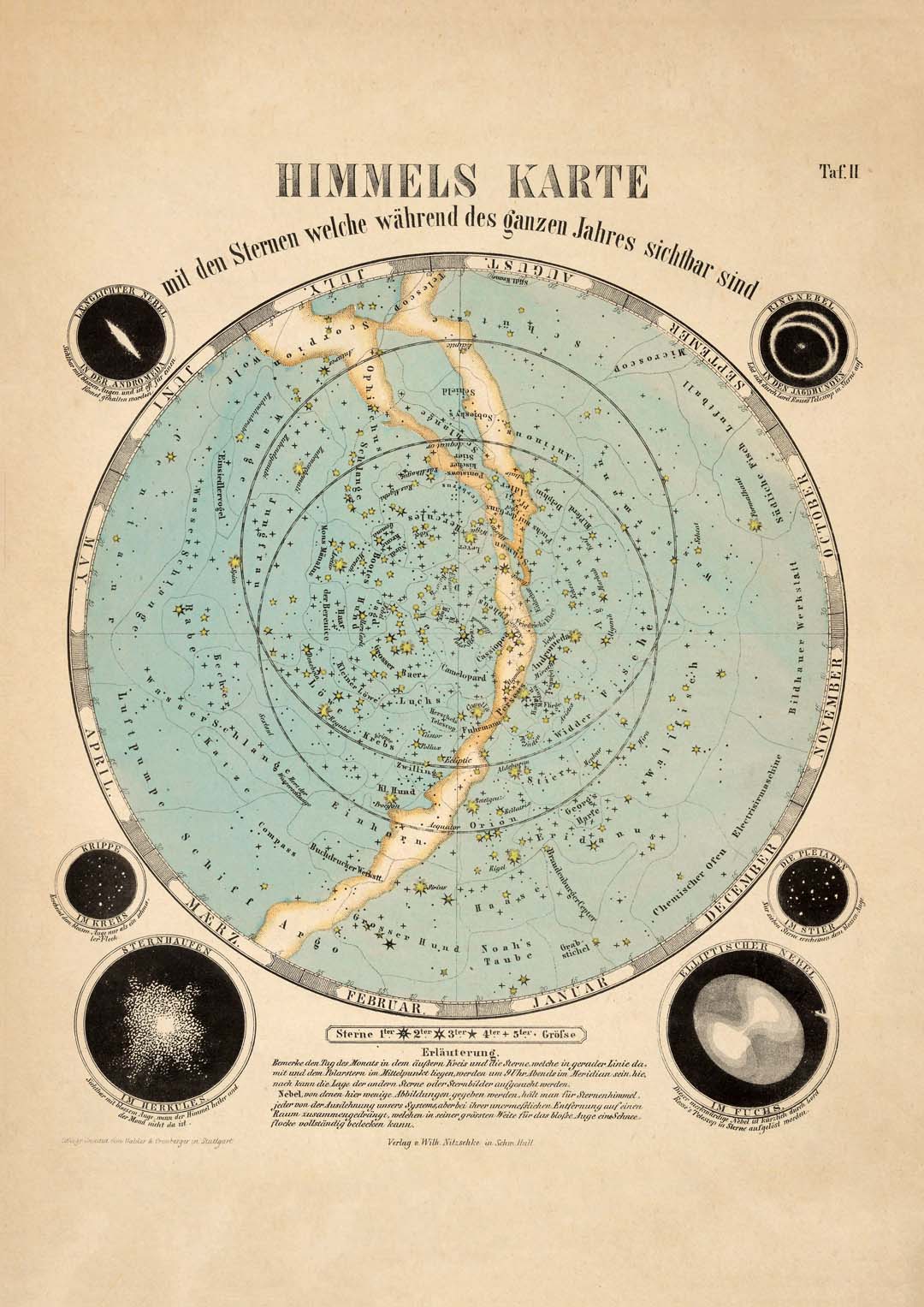 Map of Visible Stars