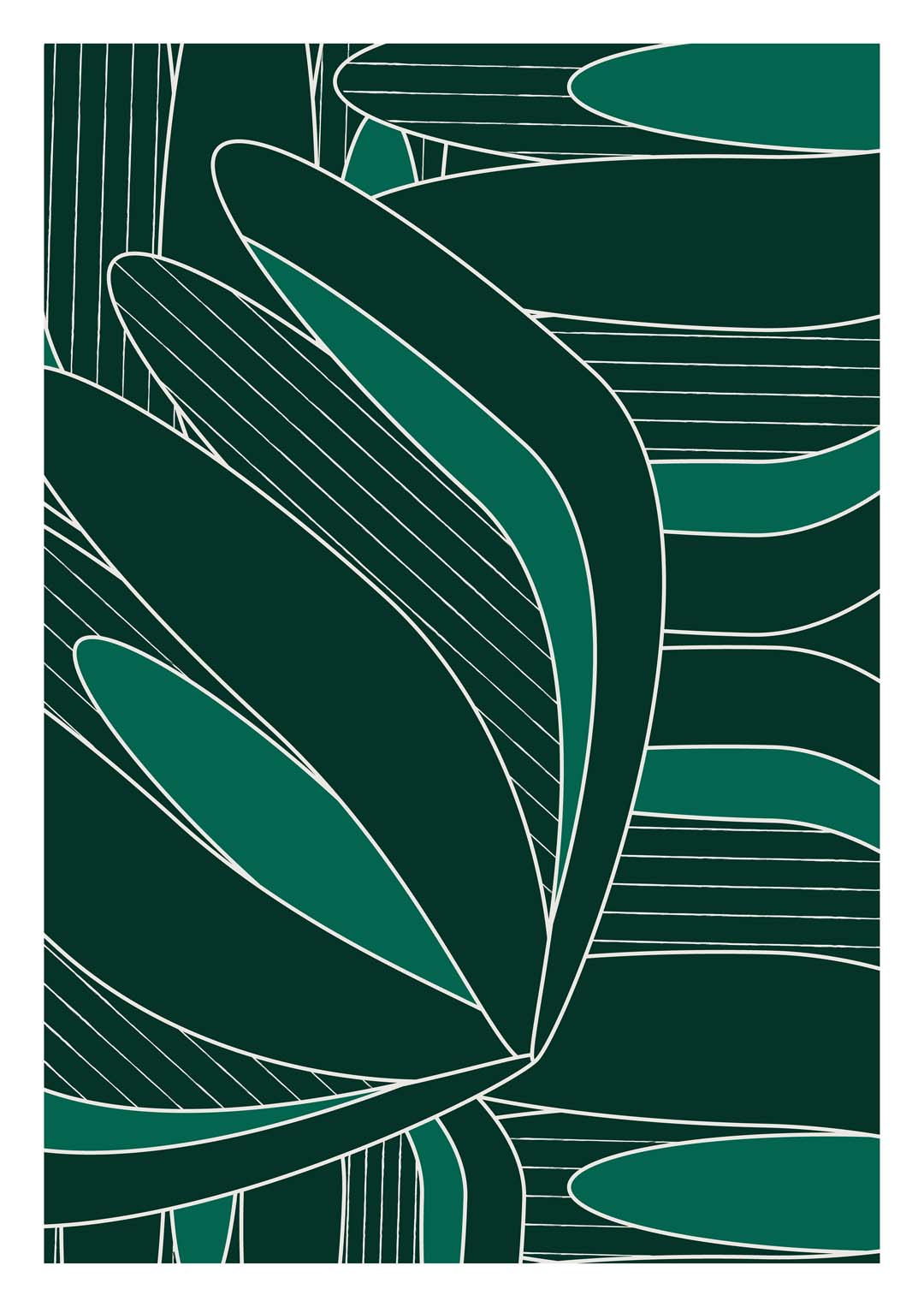 Botanical Geometric Nr 10 by Cinthya Godoy