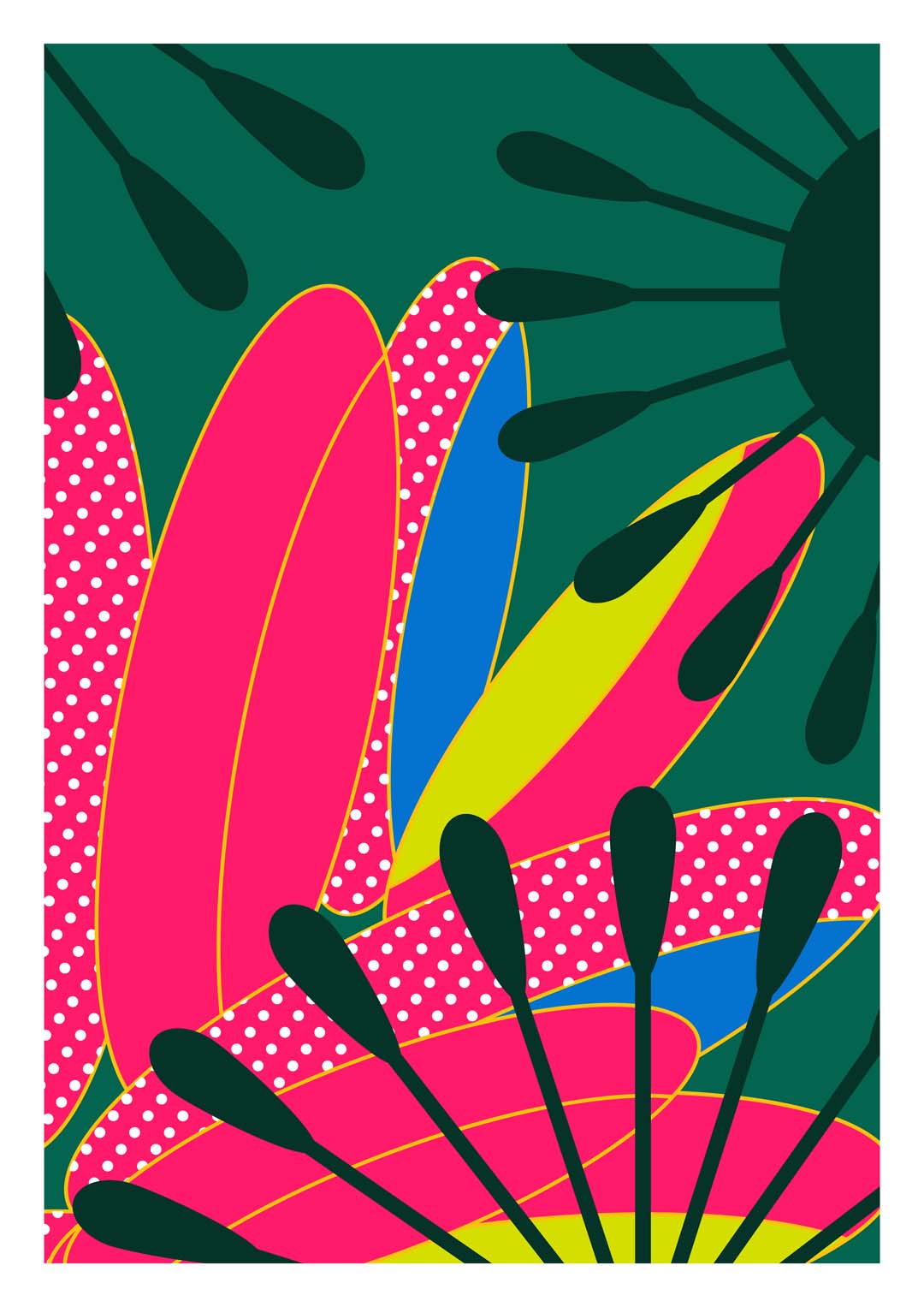 Botanical Geometric Nr 20 by Cinthya Godoy