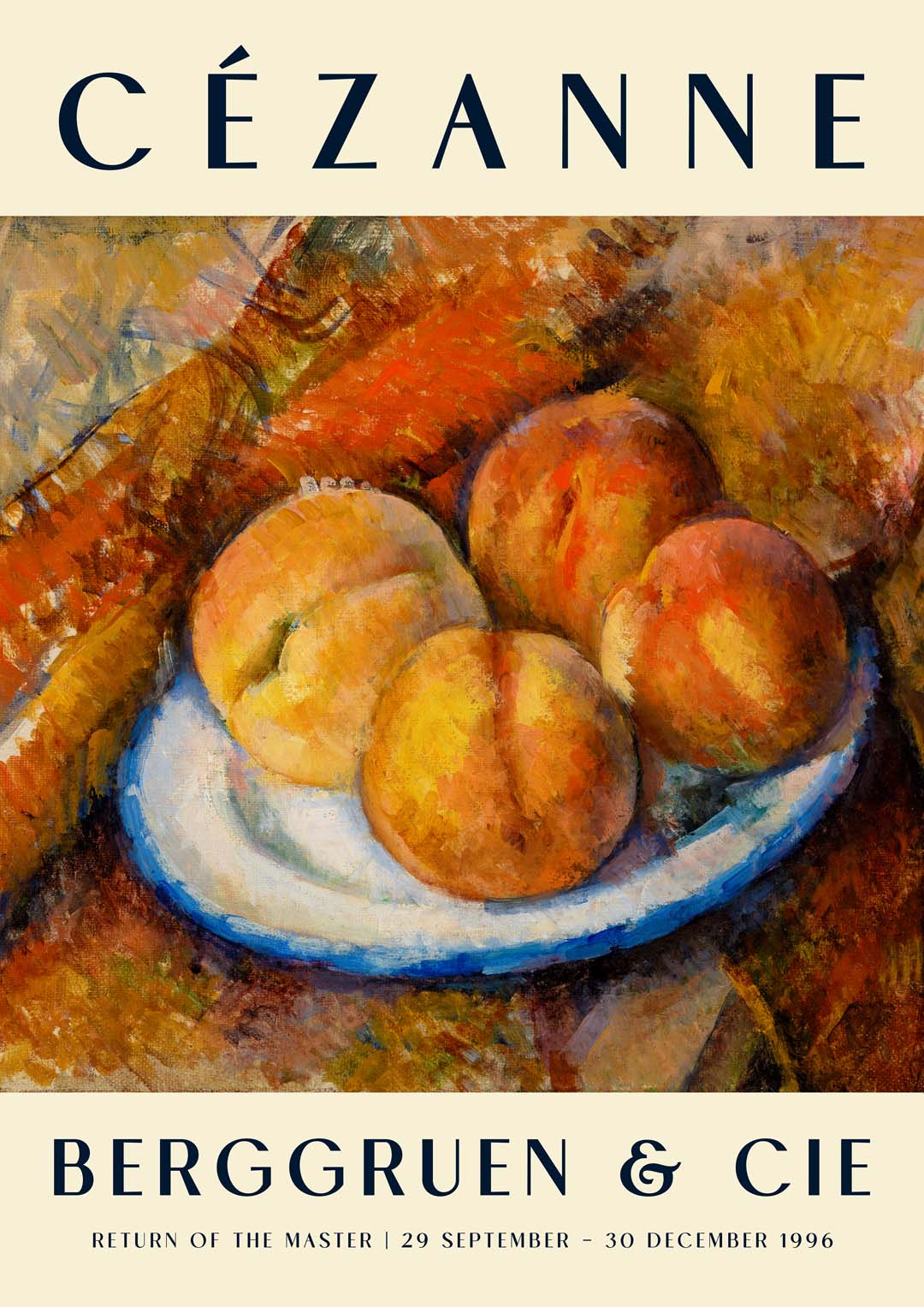 Four Peaches Art Exhibition By Paul Cézanne