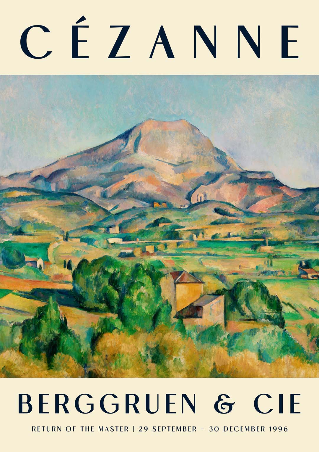 Mont Sainte Victoire Art Exhibition By Paul Cézanne