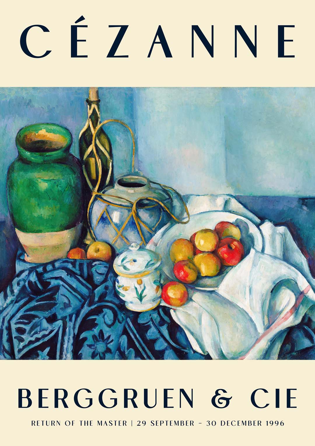 Still Life with Apples Art Exhibition By Paul Cézanne