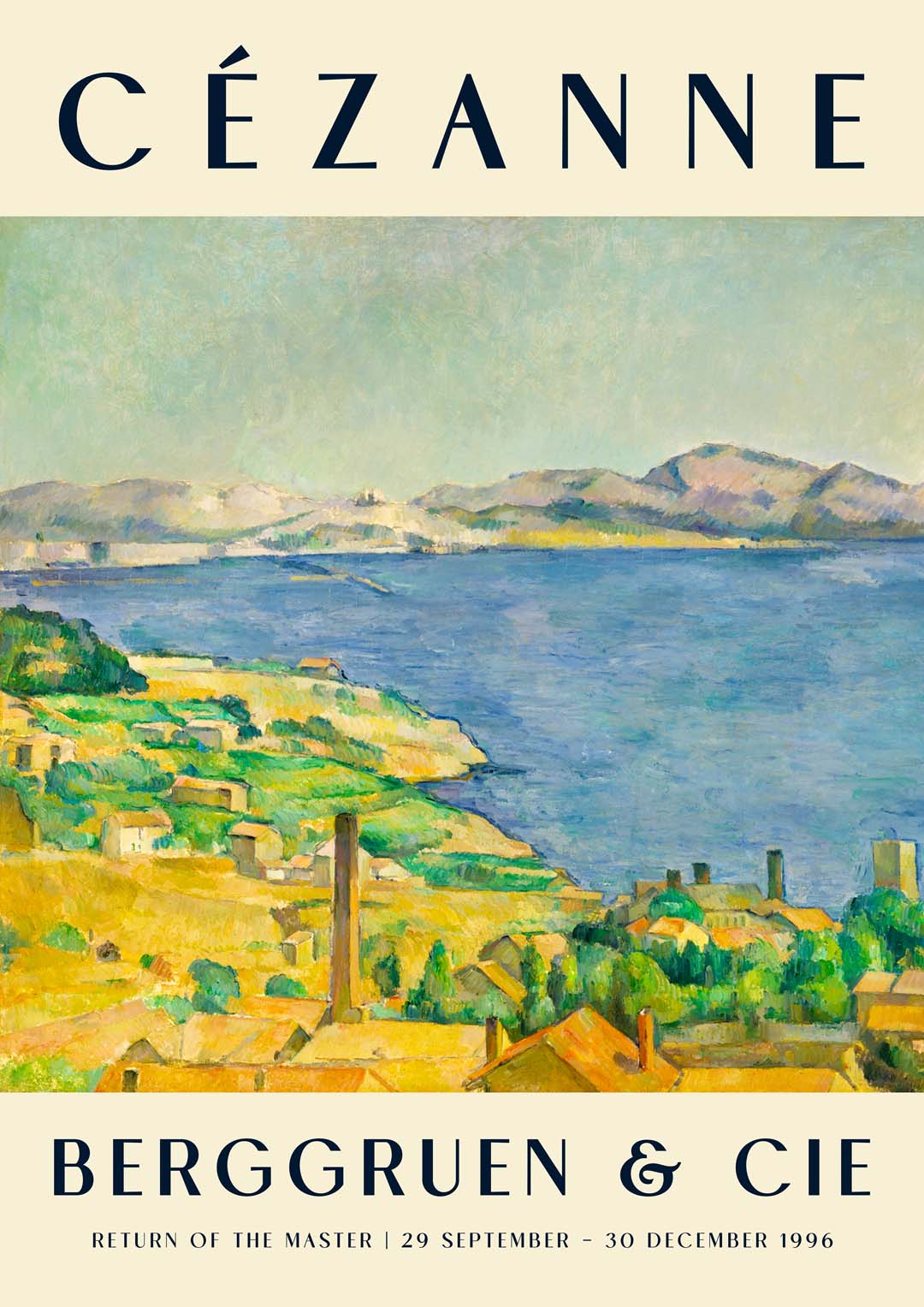 The Gulf of Marseilles Art Exhibition By Paul Cézanne