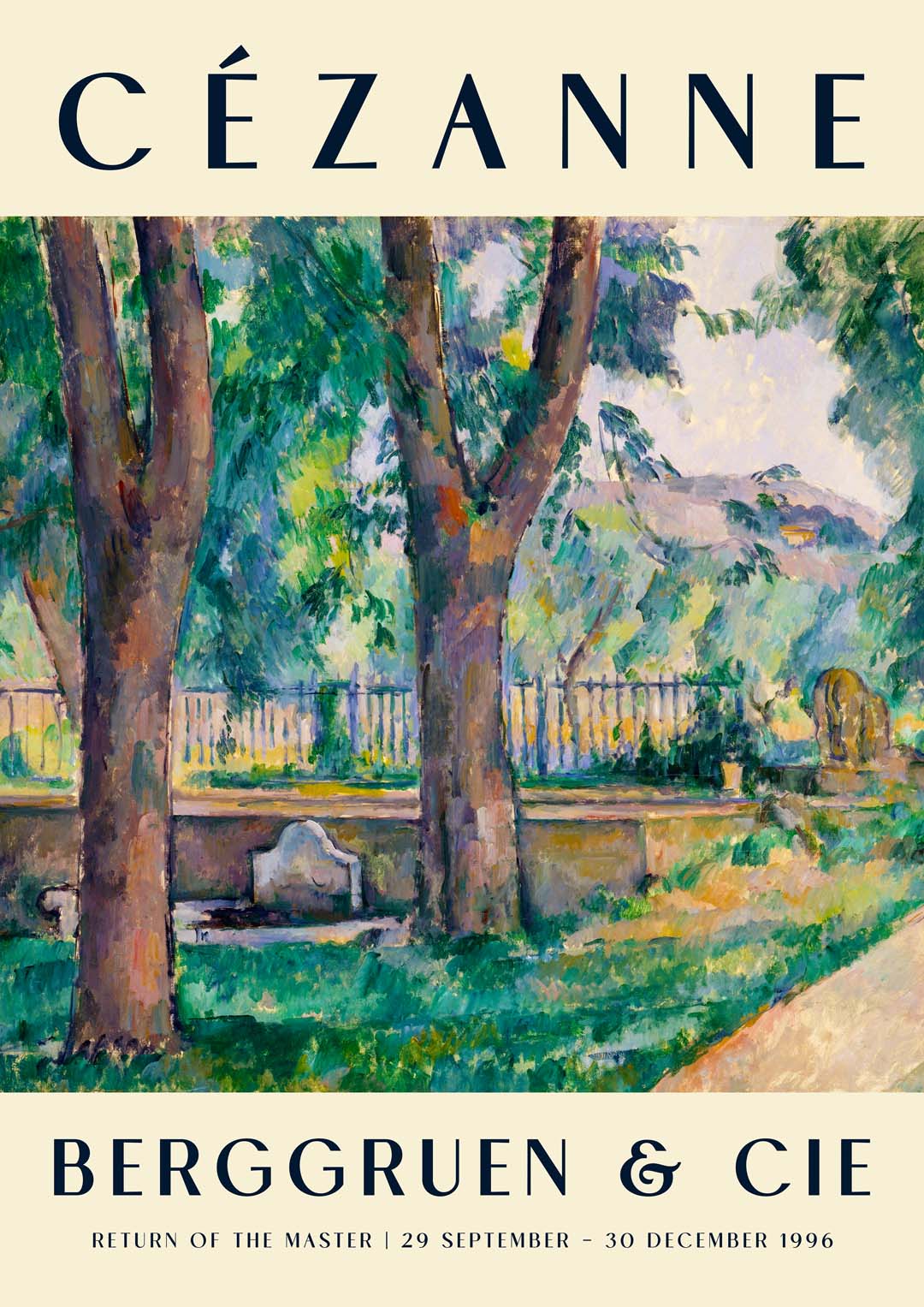 The Pool Art Exhibition By Paul Cézanne