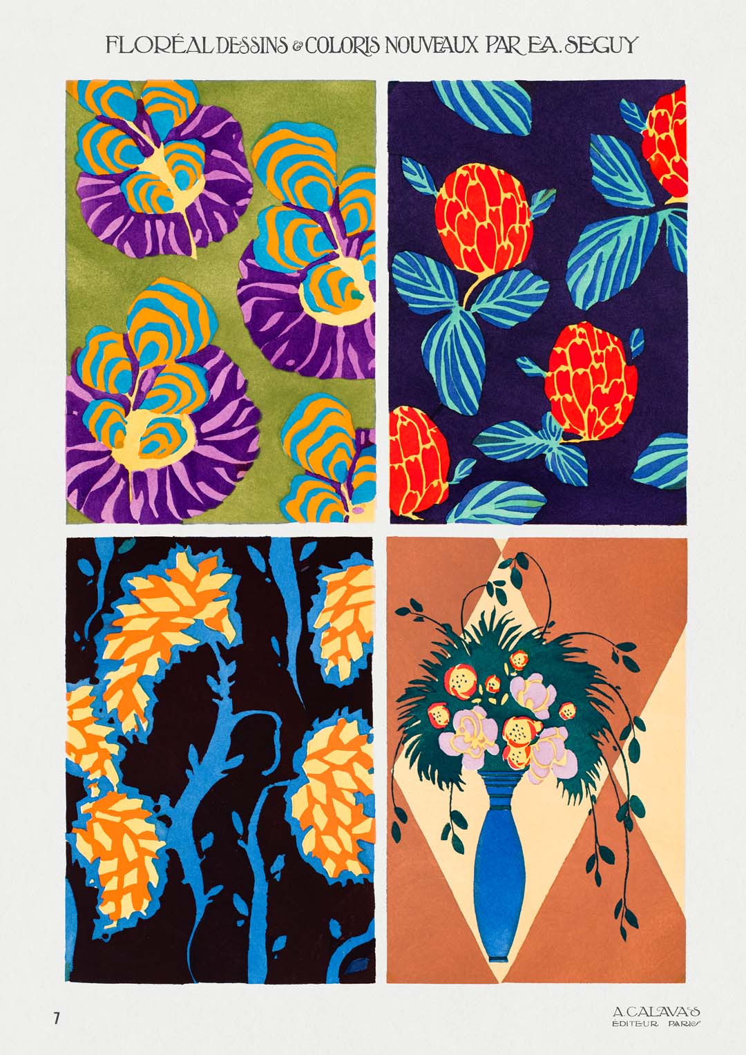 Floréal Dessins Coloris Nouveau Nr 07 by E.A. Séguy