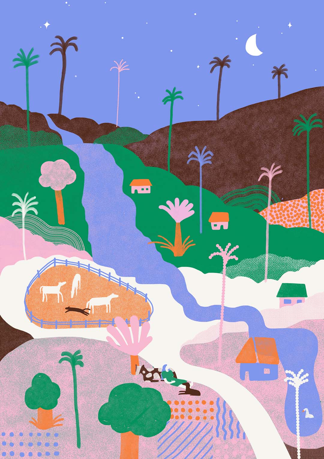 Landleben von Gina Rosas Moncada