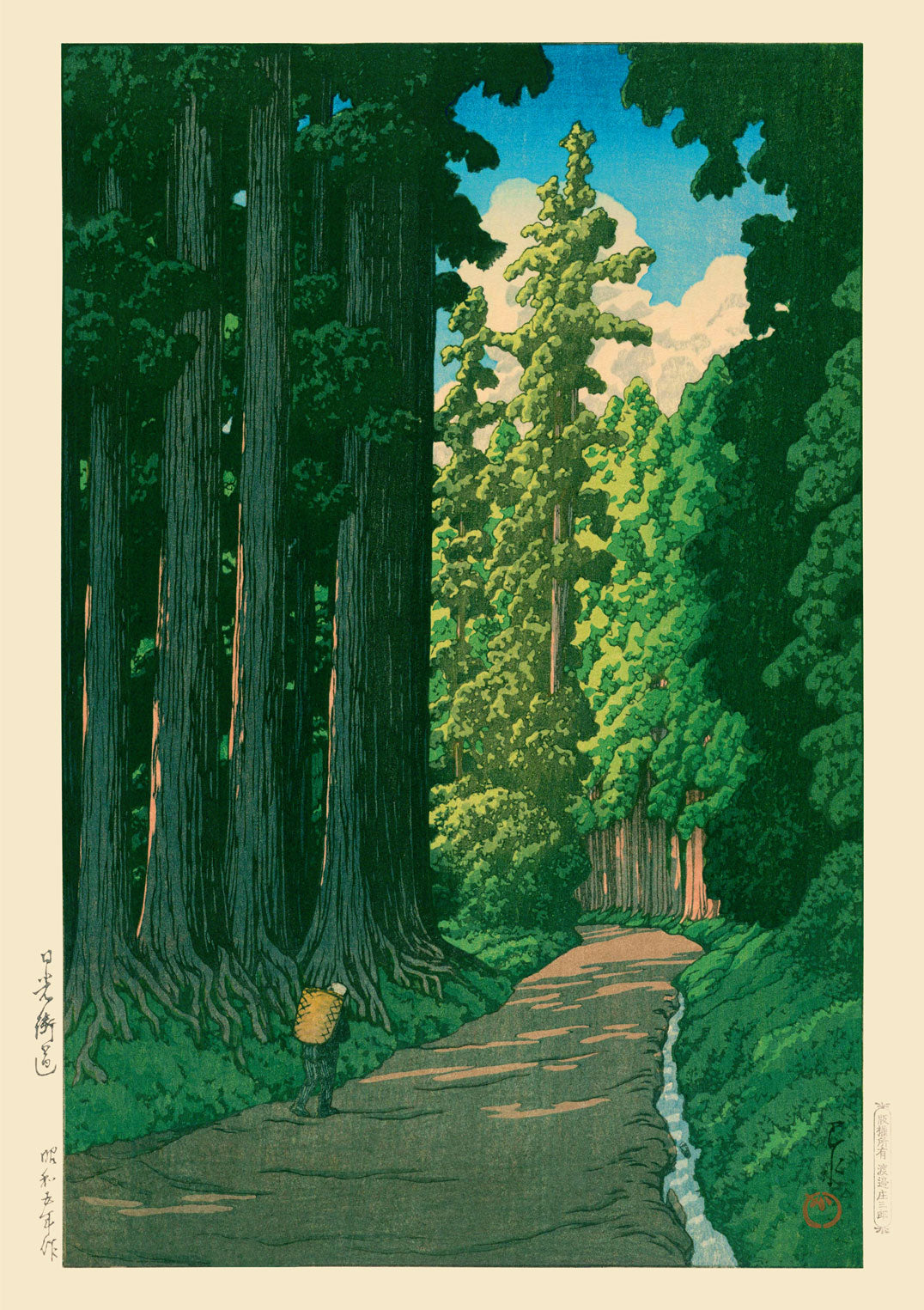 Road to Nikko by Hasui