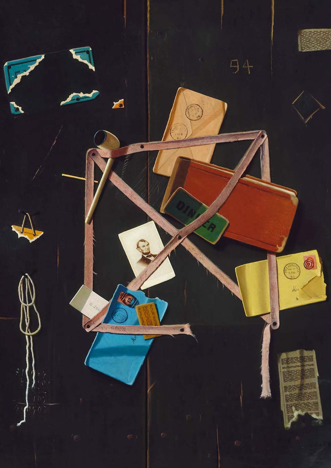 Old Time Letter Rack von John Frederik Peto