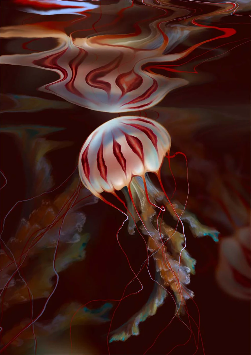 Liquid Reflections by Julia Charlott