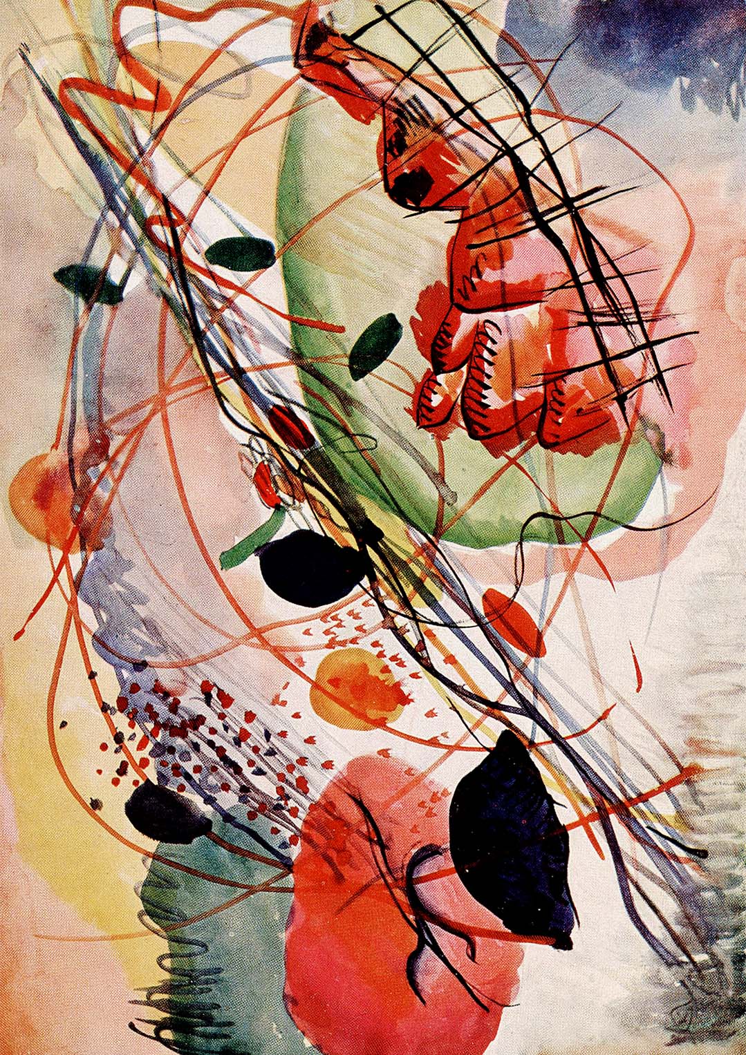 Aquarell Print by Wassily Kandinsky