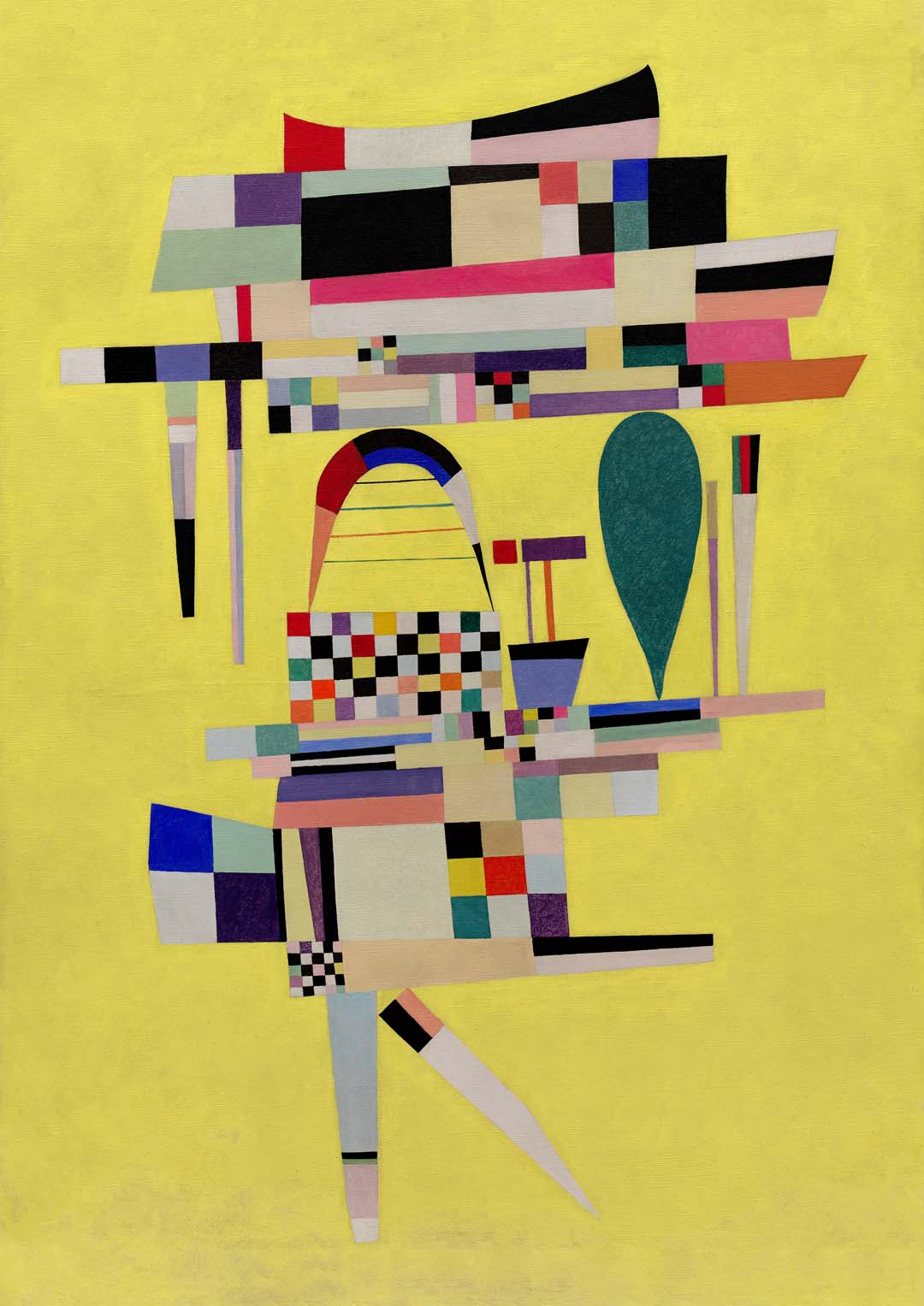 Yellow Painting by Wassily Kandinsky
