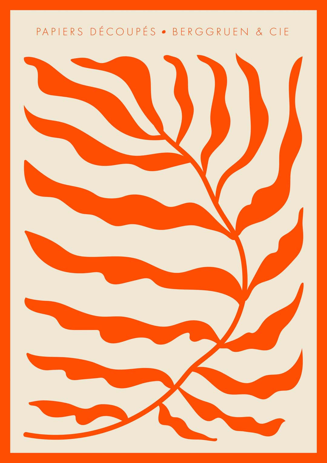 Orange Leafs Papiers Découpés Art Exhibition