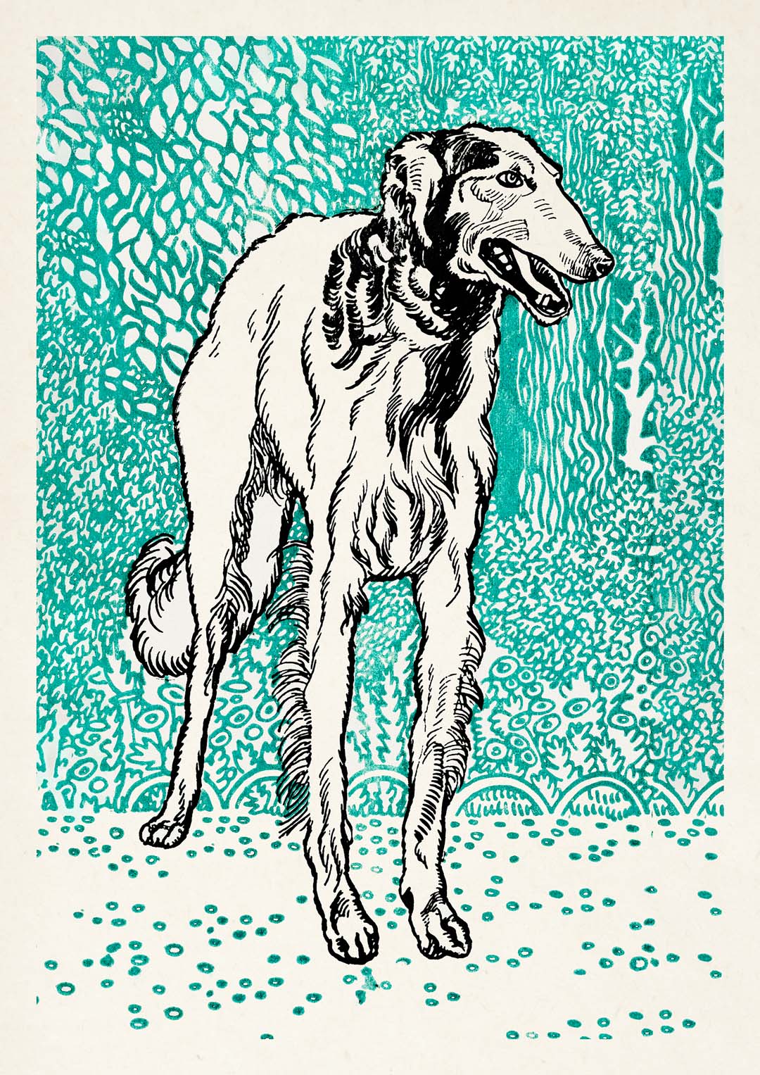 Windhund Nr. 3 von Moritz Jung