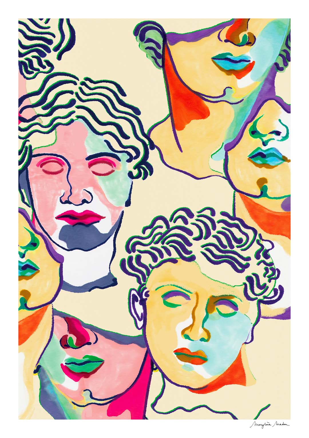 Greek Statues by MARYLENE MADOU