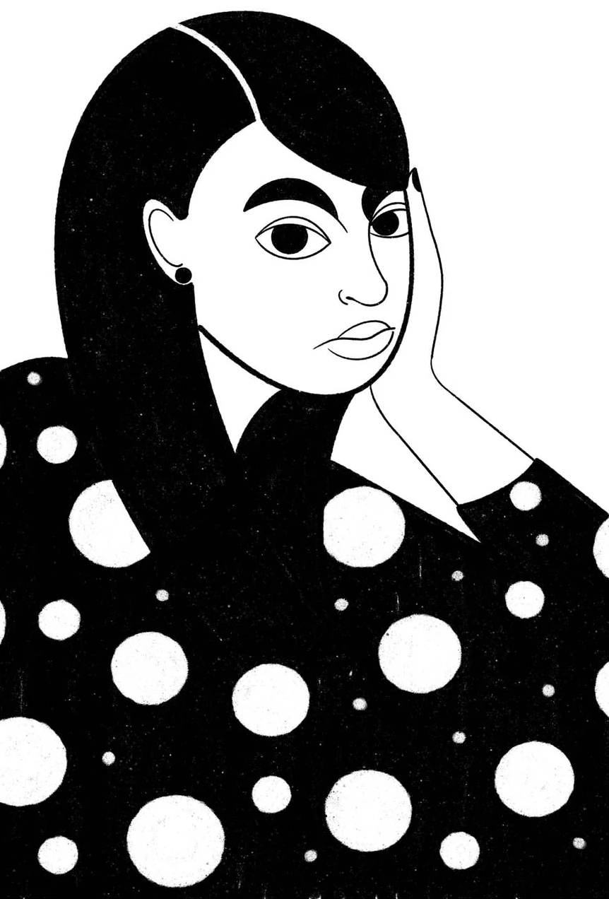 Fancy Lady Polka Dots von Nicole Marra