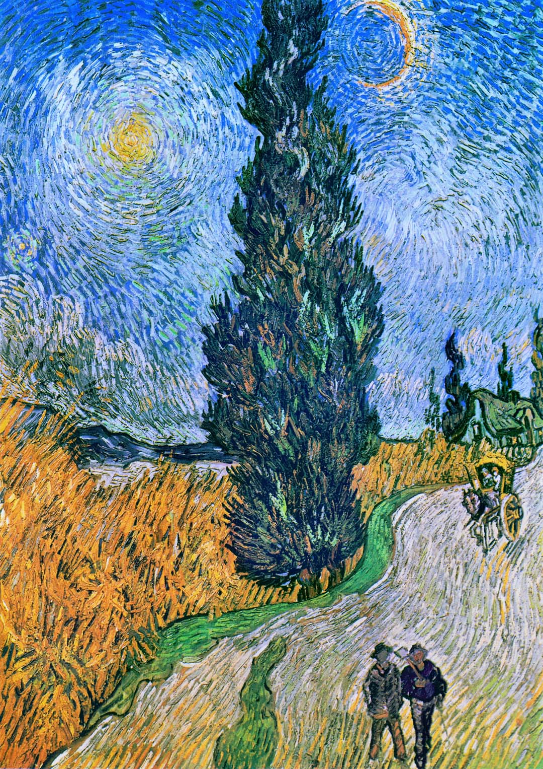 Road with Cypress and Star by Van Gogh