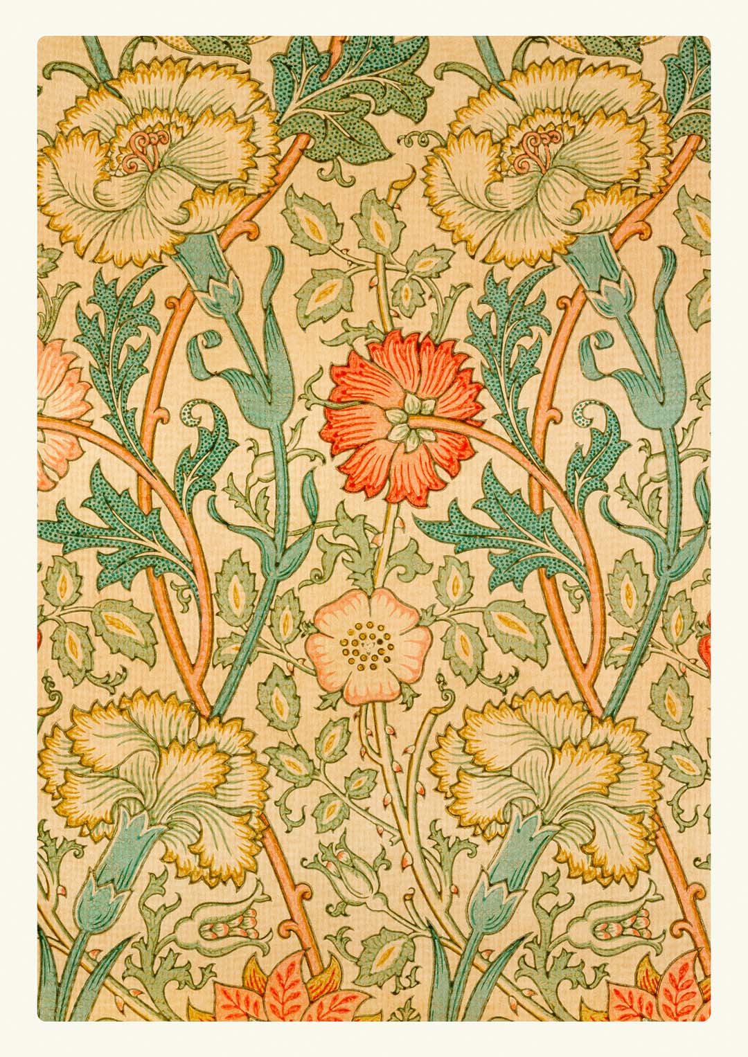 William Morris Pink and Rose