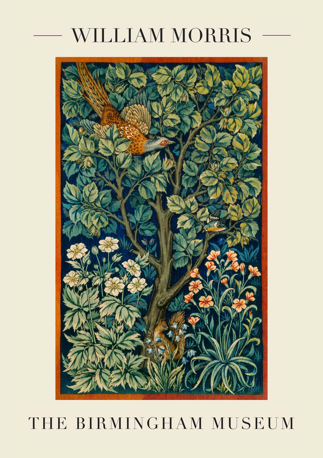William Morris Peacock Pheasant Art Exhibition