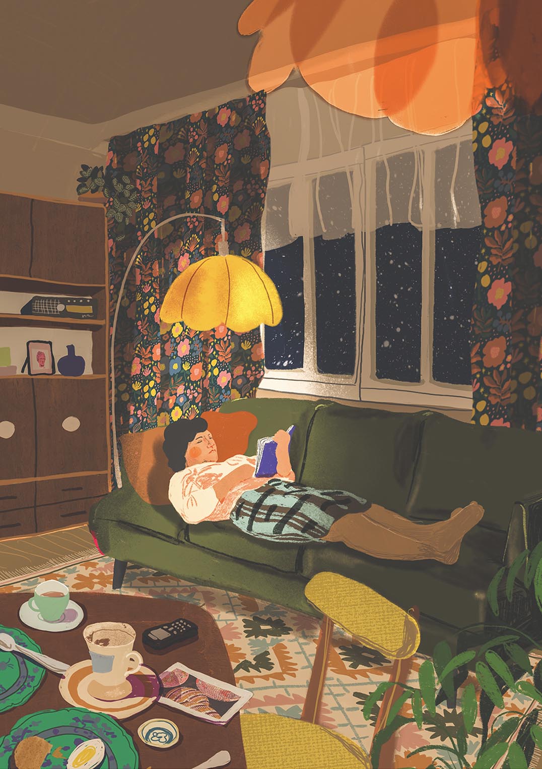 Evening reader By Gigi Rosado