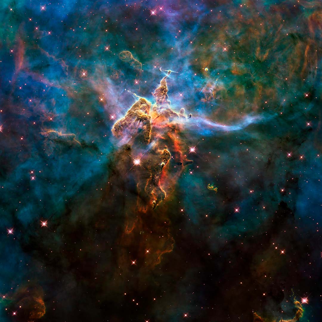 Image of a nebula taken using a NASA telescope, Zoom out NASA