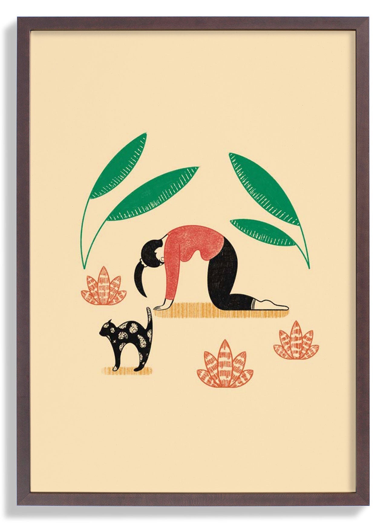 Yoga Cat Cow by Nicole Marra