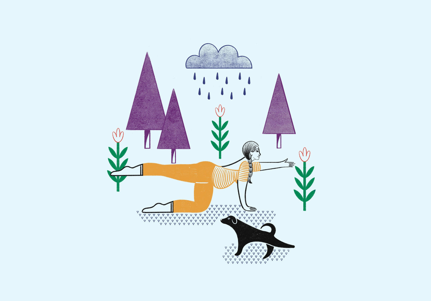 Yoga-Tisch-Pose von Nicole Marra