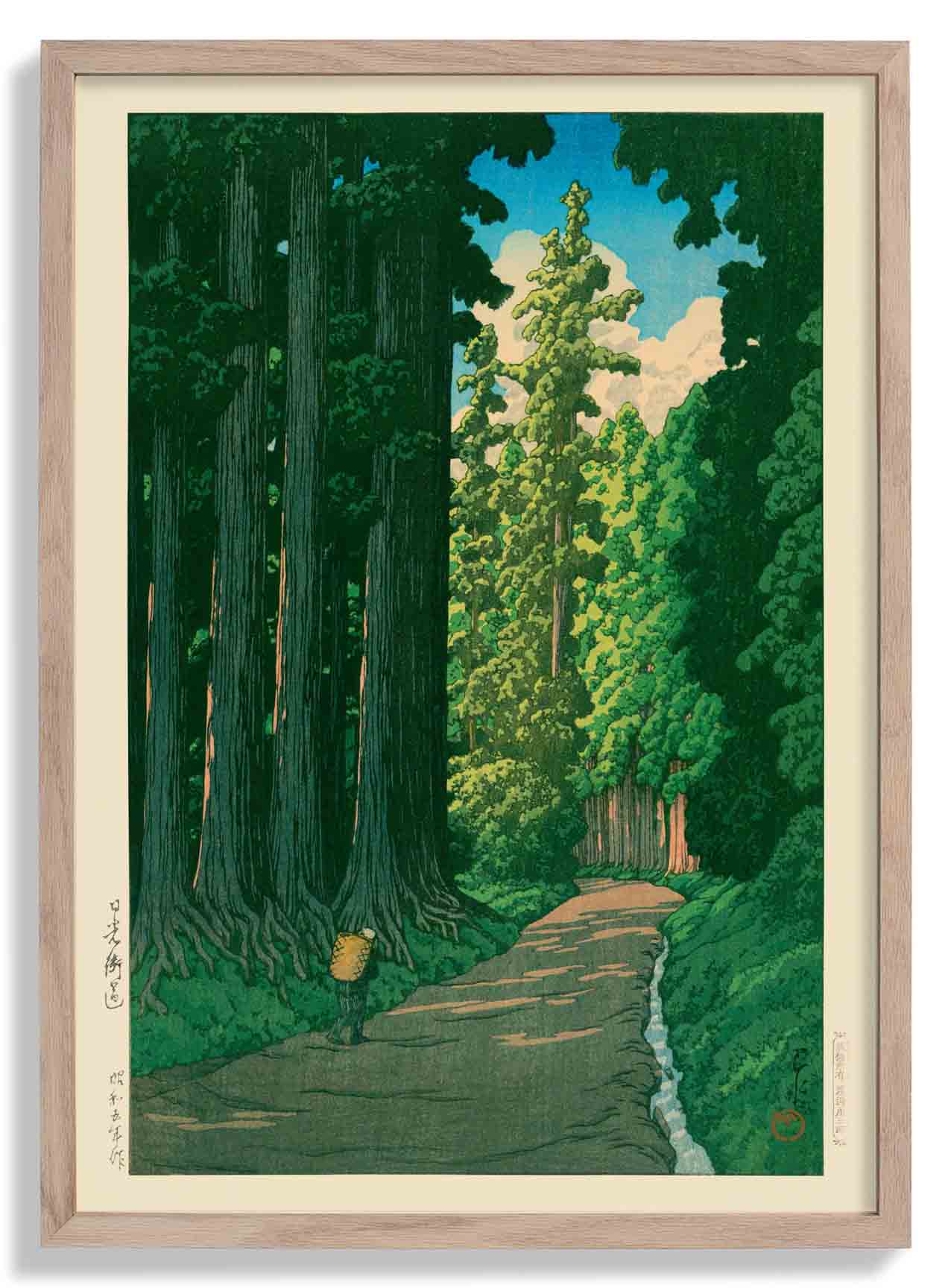 Road to Nikko by Hasui