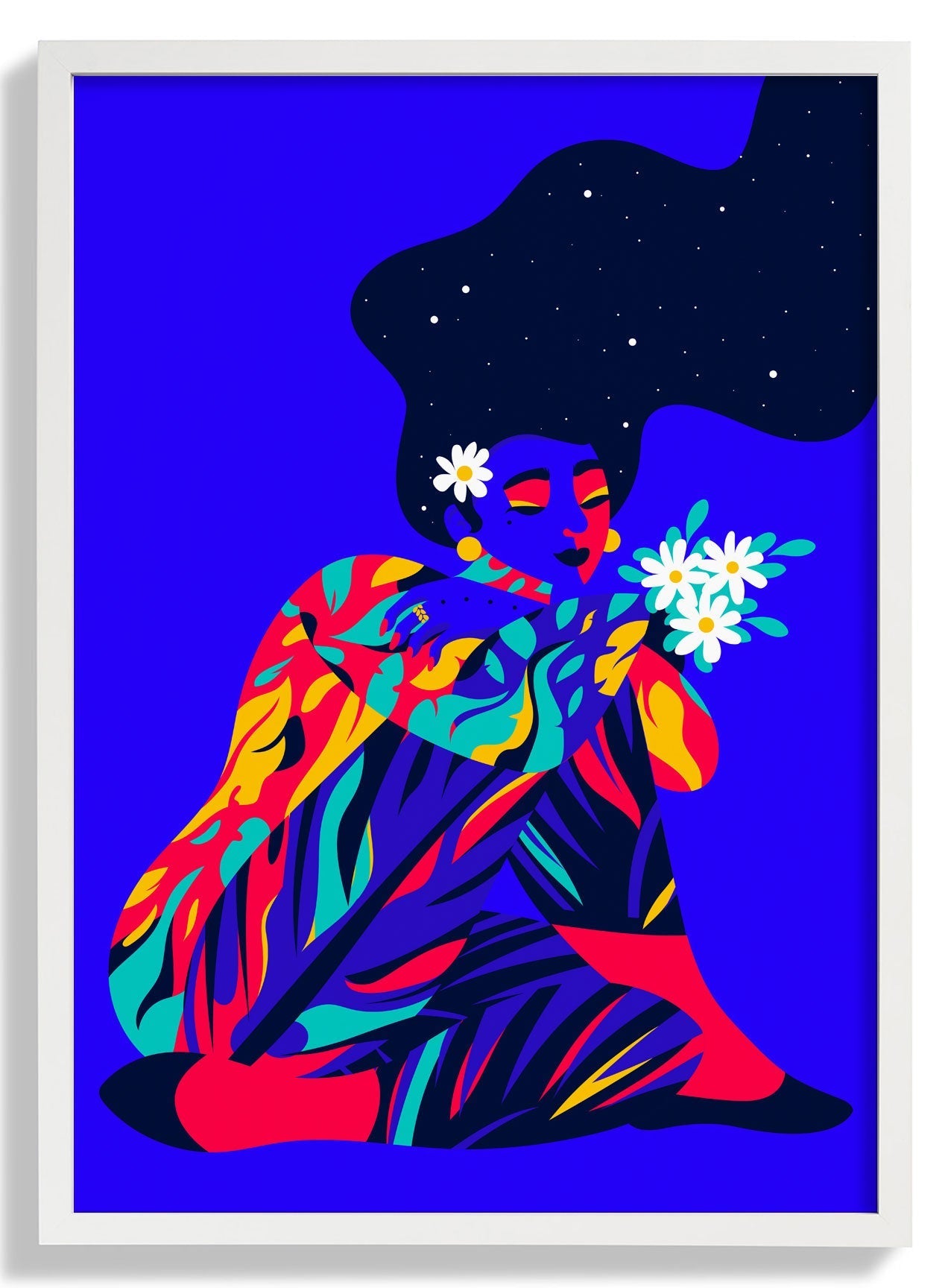 Tag der Erde blau von Sofia Doudine