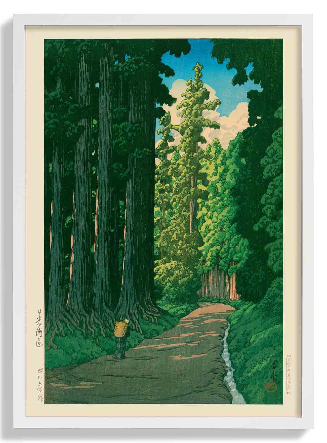 Road to Nikko by Hasui