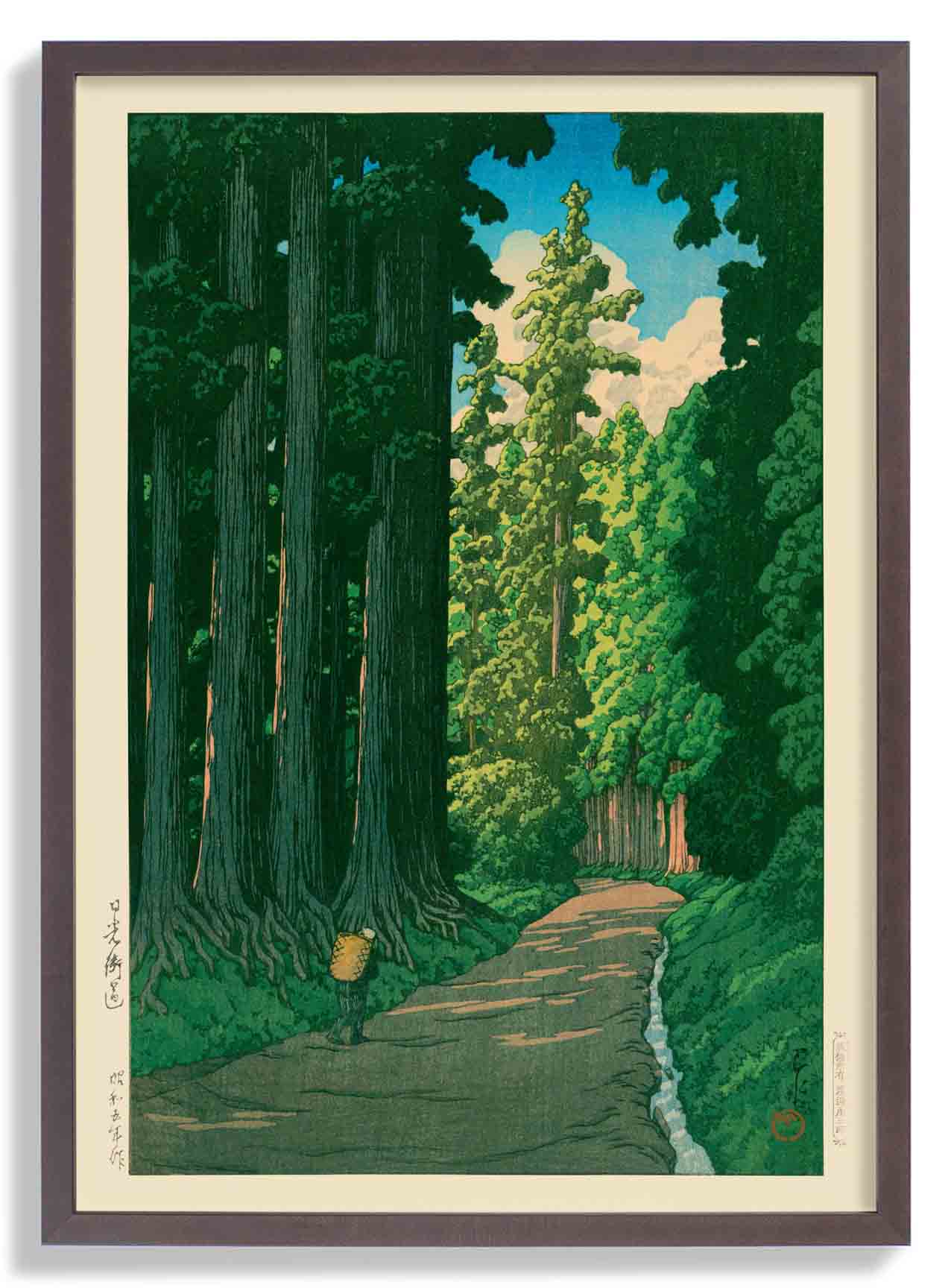 Road to Nikko by Hasui