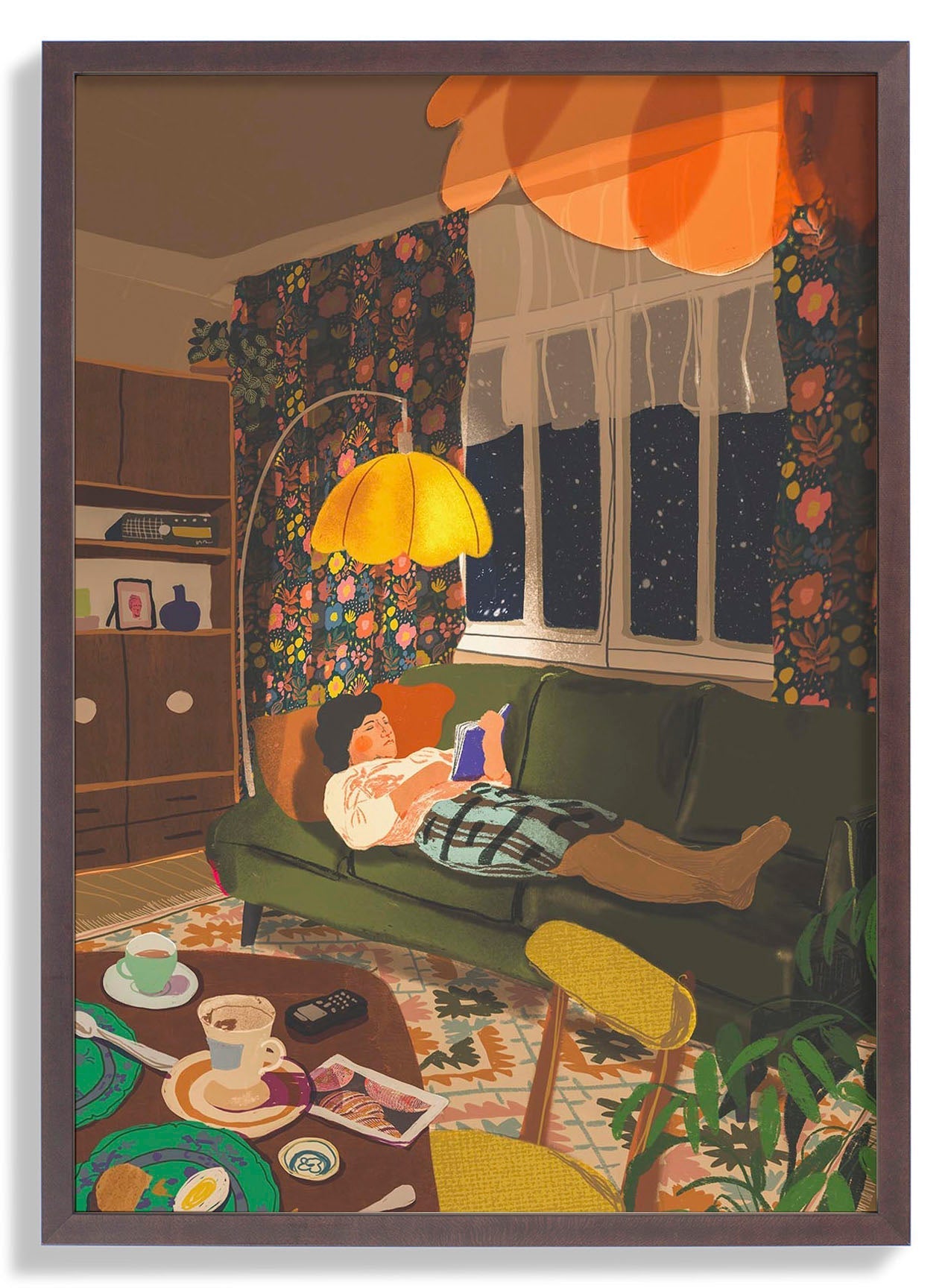 Evening reader By Gigi Rosado