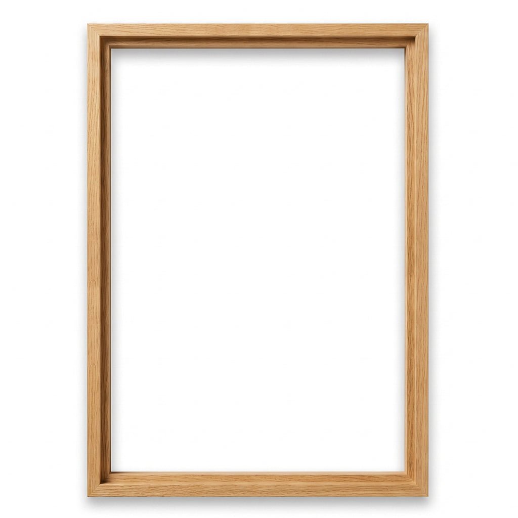 Floating Frame Oak - Kuriosis Fine Art GmbH