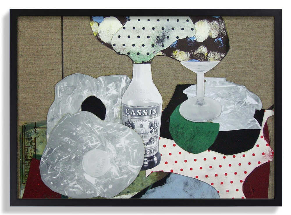 verre et bouteille von Pascal Marlin