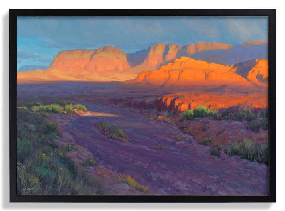 Die majestätische Schönheit des Grand Canyon bei Sonnenuntergang von Cody DeLong