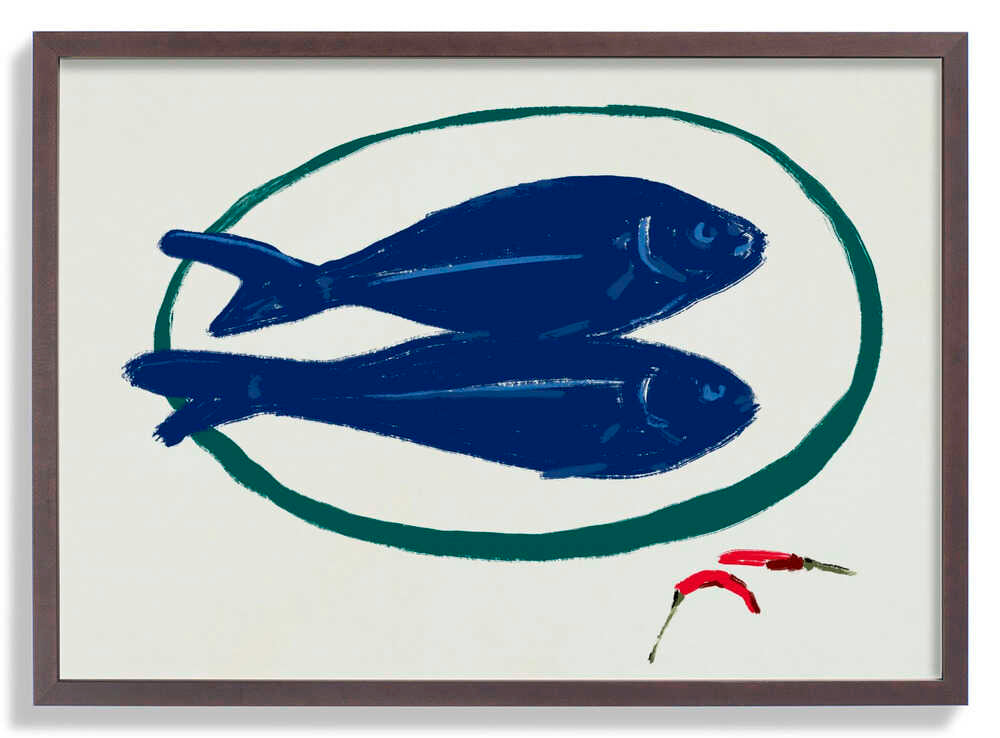 Blauer Fisch und Gewürz von Little Dean